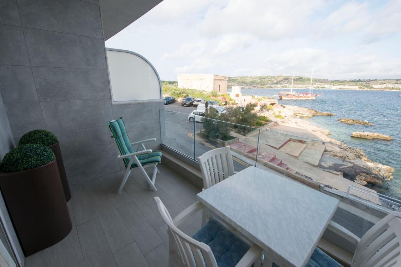 Beachfront With Seaviews Apartment No56 Award Winner Unbeatable Location For Closeness To The Sea Ideal For Guests Looking For Winter Spring And Autumn Breaks In Sunny Malta Also Ideal For Coastal Hikers Mellieħa Εξωτερικό φωτογραφία